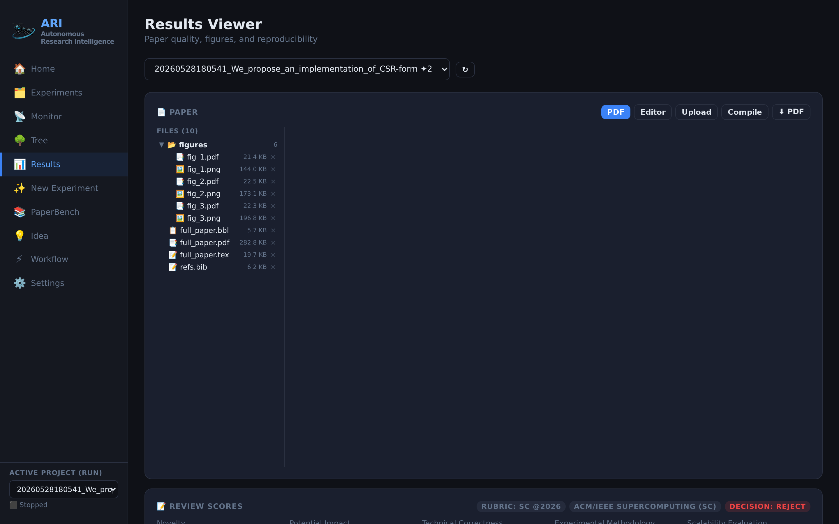 Results Page